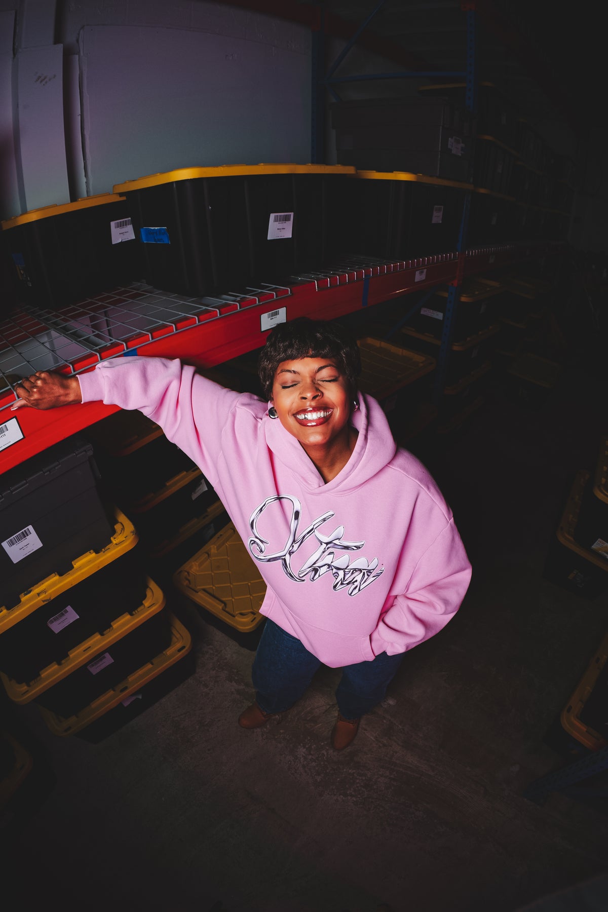 PINK CHROME HOODIE