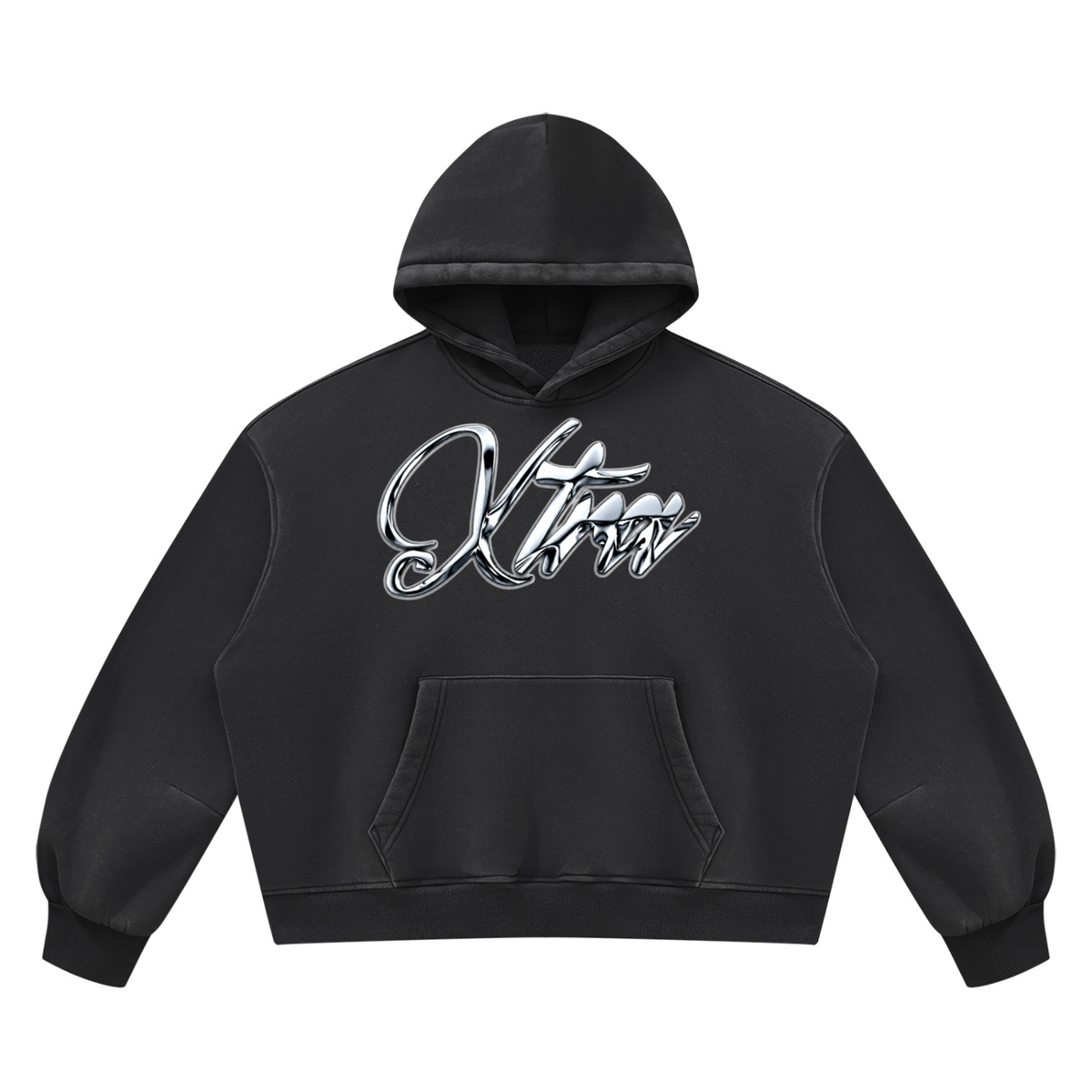 BLACK CHROME HOODIE