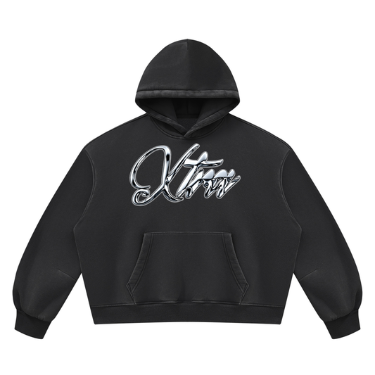 BLACK CHROME HOODIE