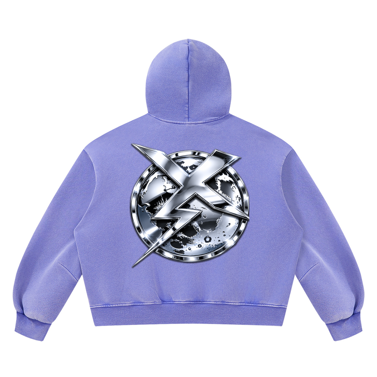 PURPLE CHROME HOODIE