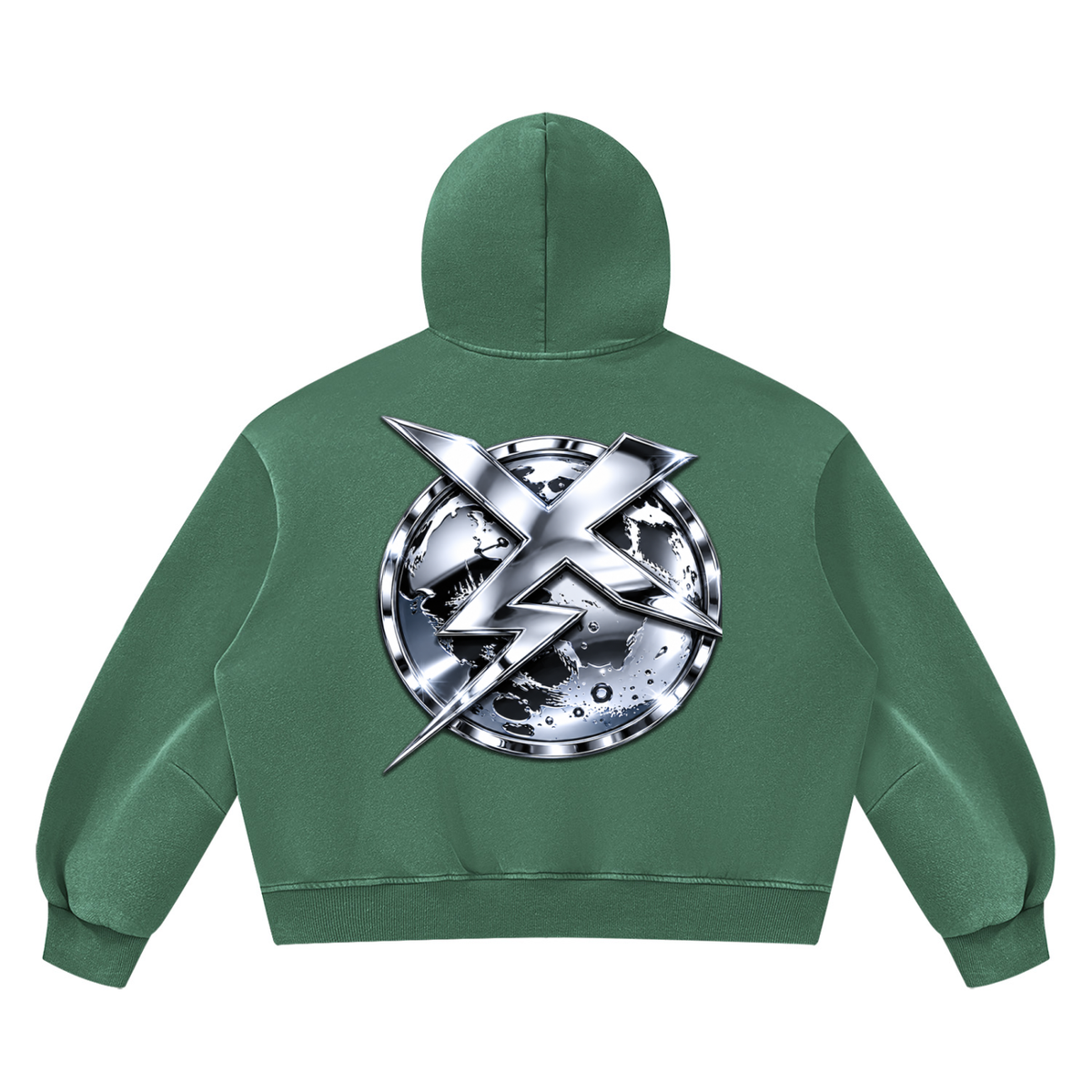 FORREST GREEN CHROME HOODIE