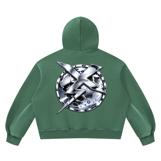 FORREST GREEN CHROME HOODIE