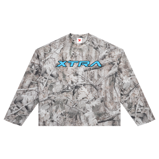 BLUE/TREE CAMO SHIRT
