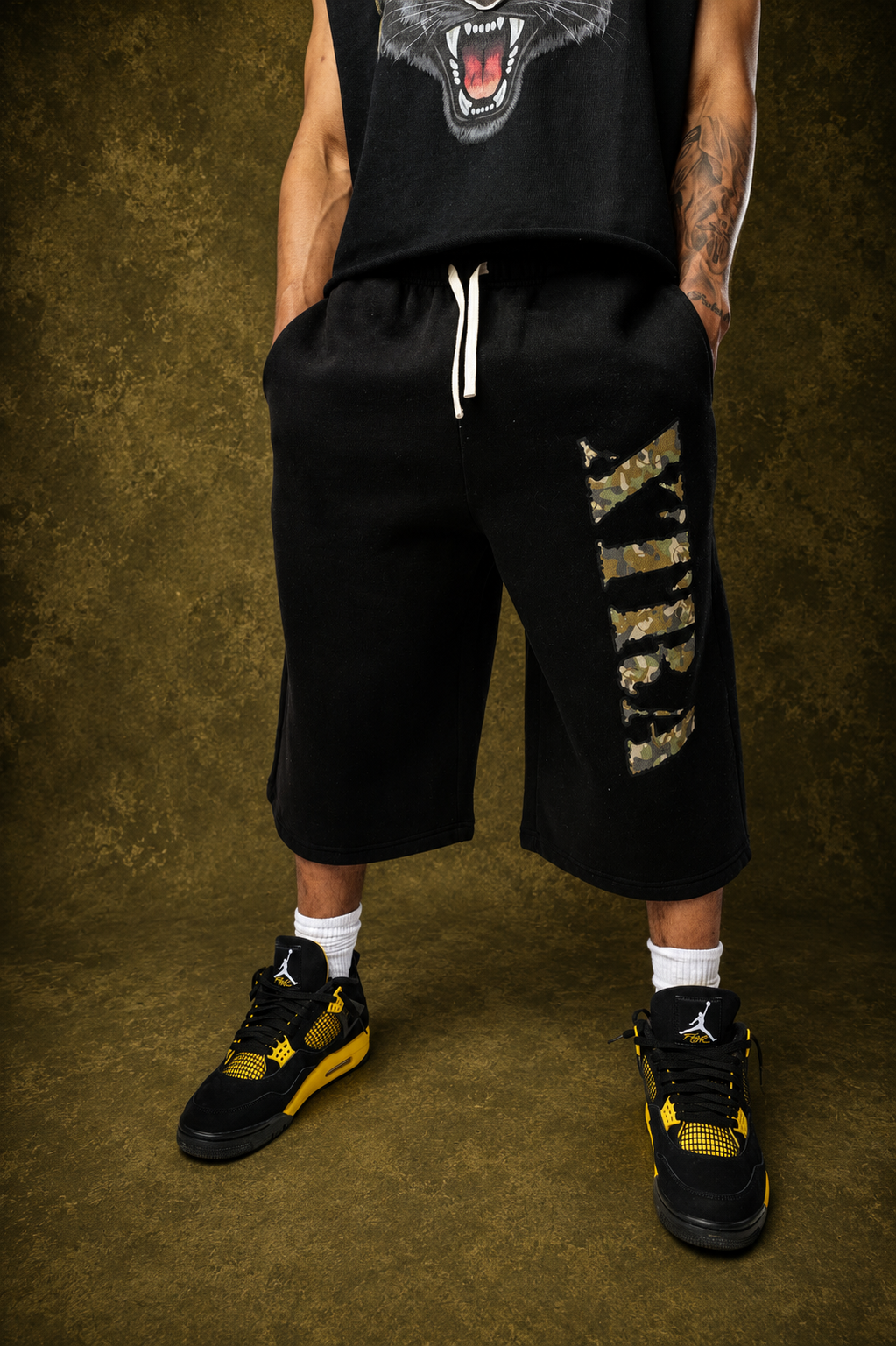 RAMBO THREE-QUARTER SHORTS