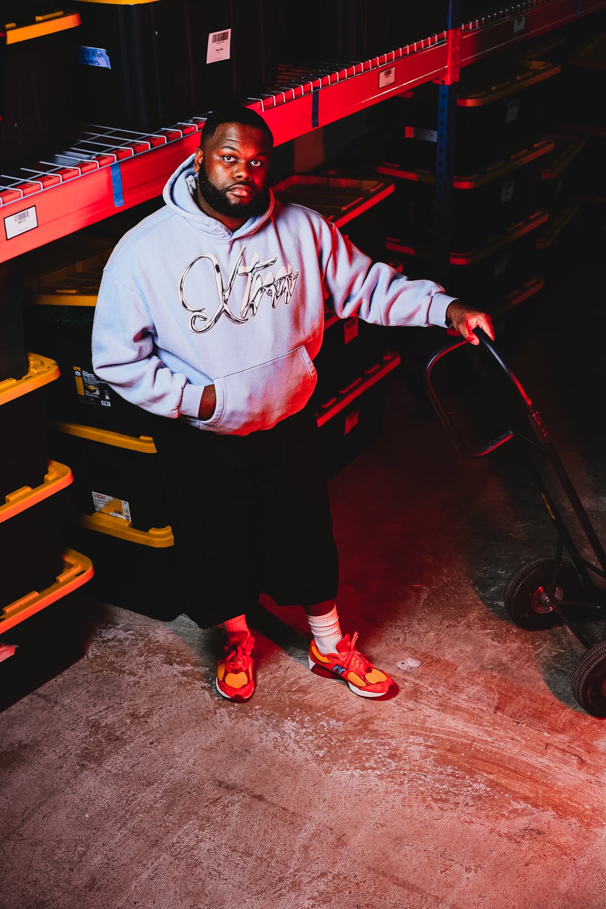 ARTIC BLUE CHROME HOODIE