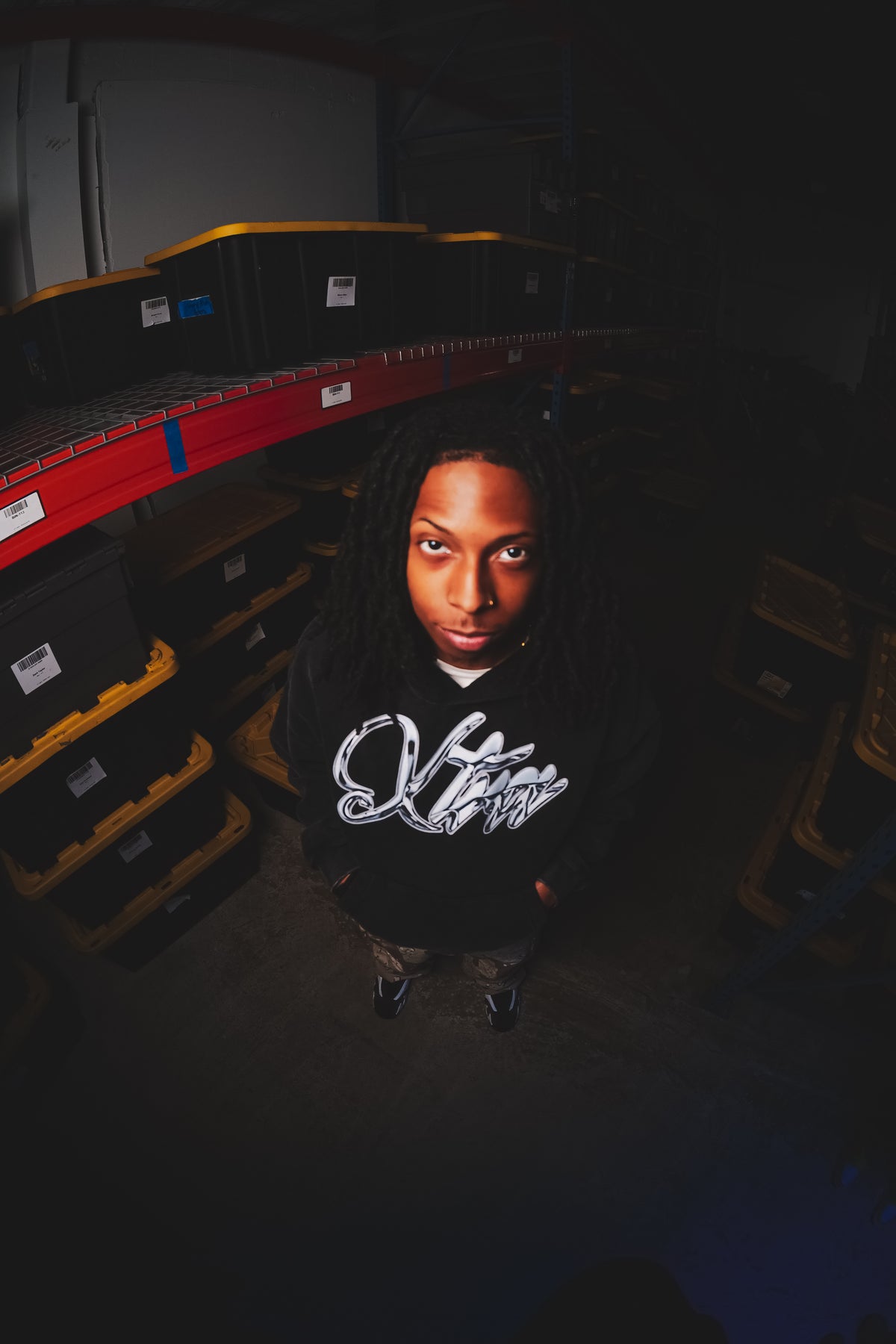 BLACK CHROME HOODIE