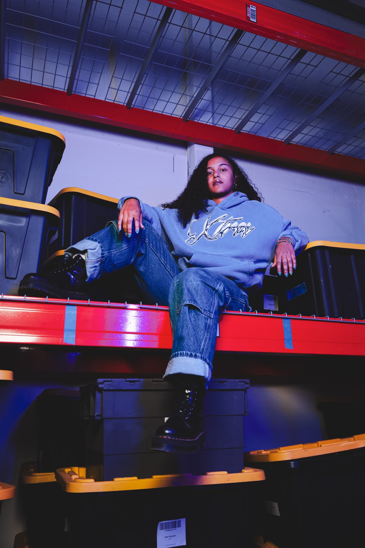 PURPLE CHROME HOODIE