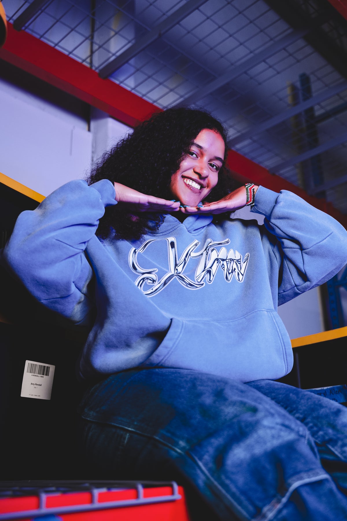 PURPLE CHROME HOODIE
