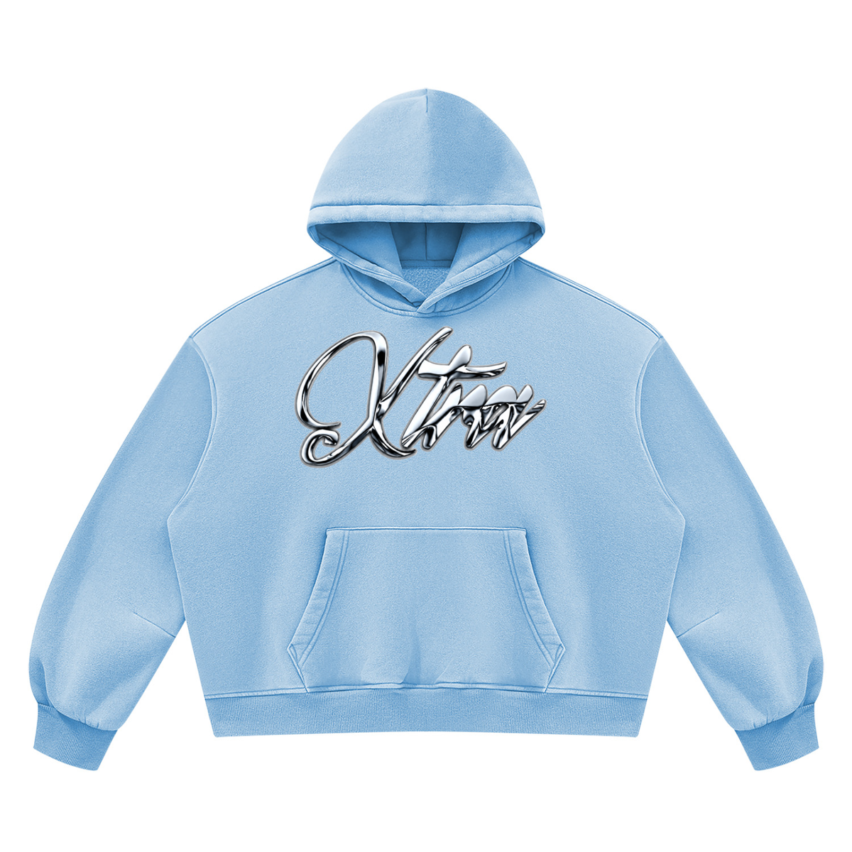 ARTIC BLUE CHROME HOODIE