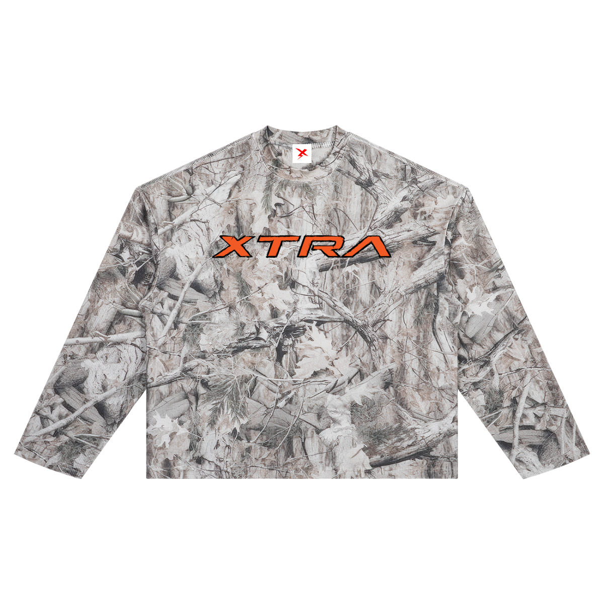 ORANGE/ TREE CAMO SHIRT